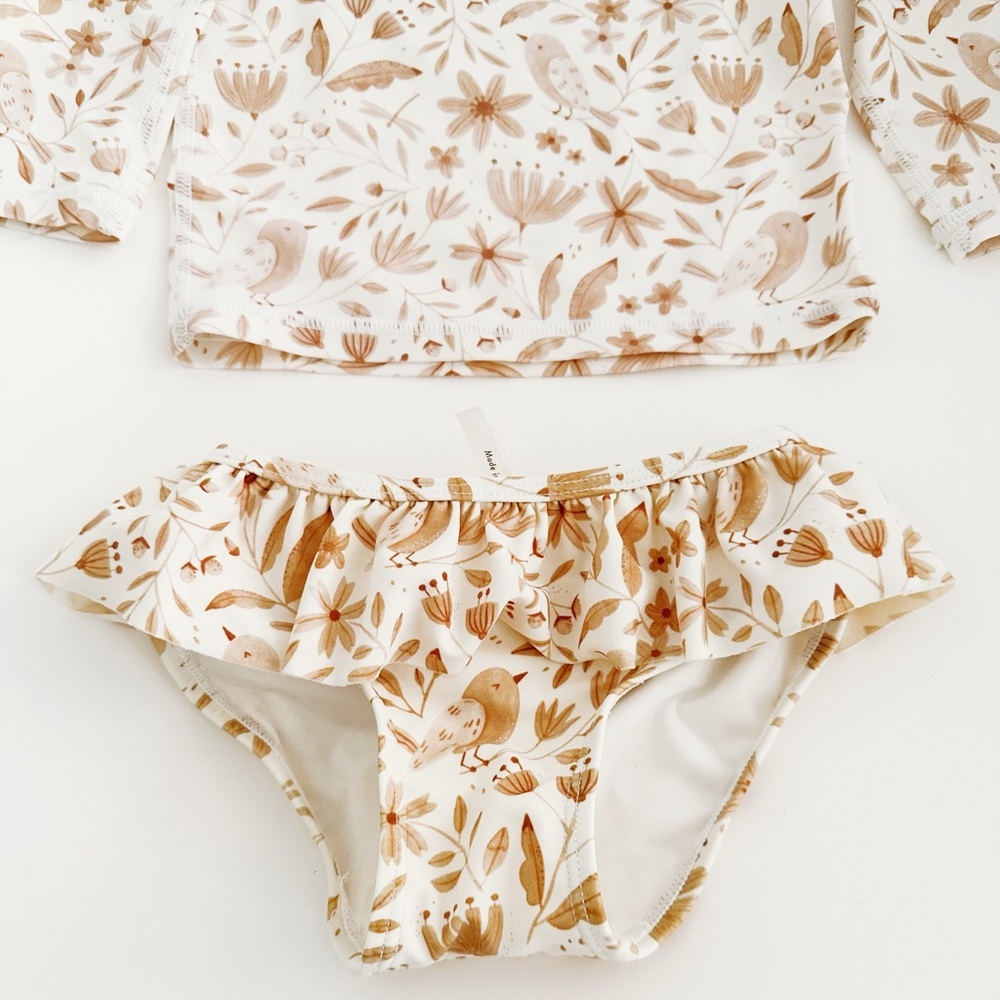 RYLEE + CRU - Garden Birds Two Piece Swim Suit - Picture 3 of 14